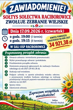 Zebranie Wiejskie - Raciborowice