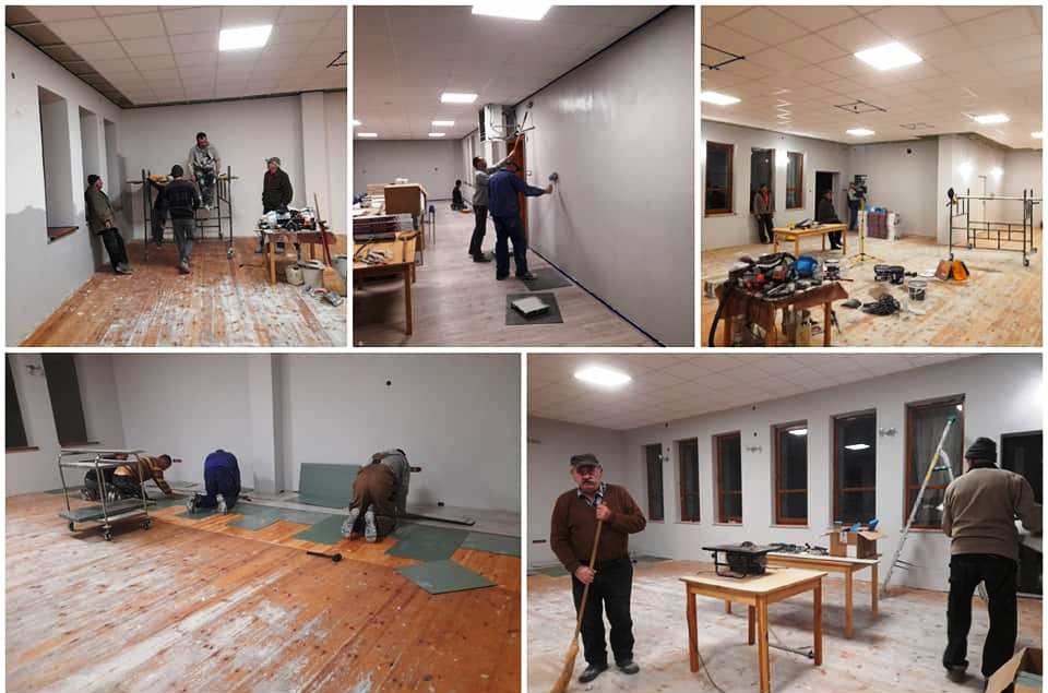 Remont w remizie OSP Jarosty