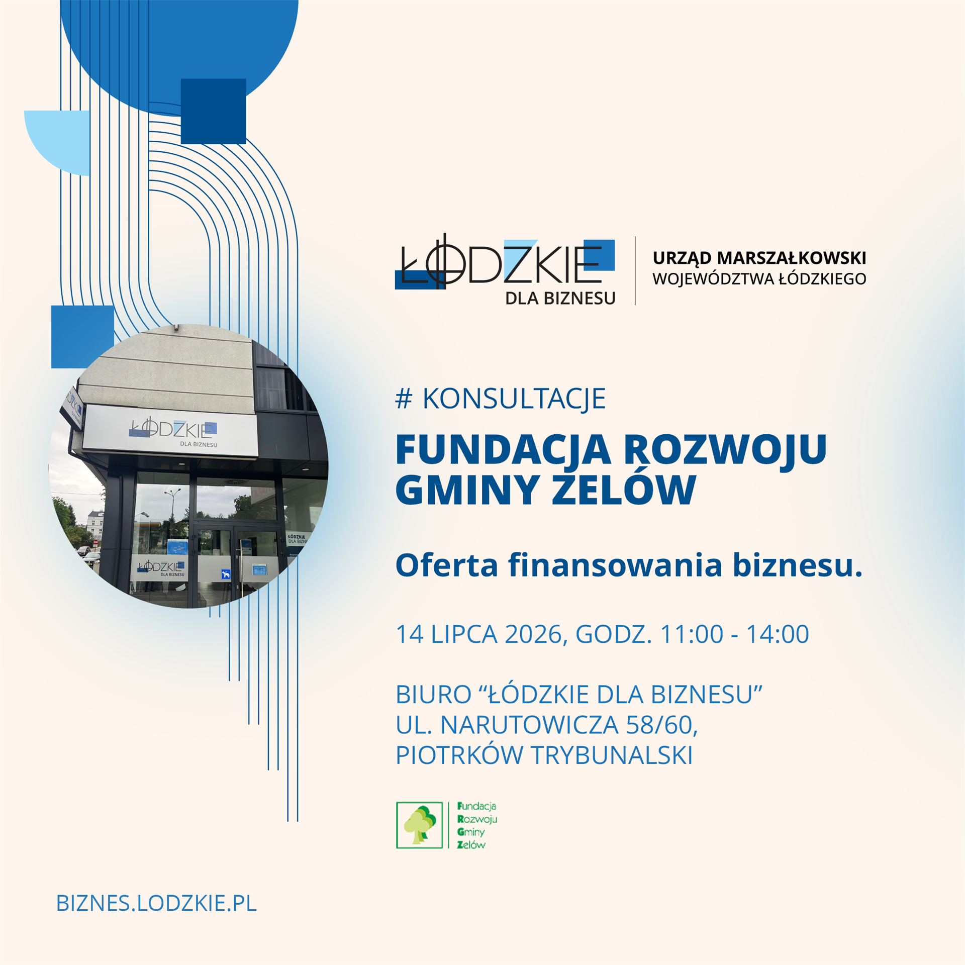 Prowadzisz firmę albo chcesz podnieść swoje kwalifikacje, zapraszamy na spotkanie w ramach konsultacji biuro Łódzkie dla Biznesu.
