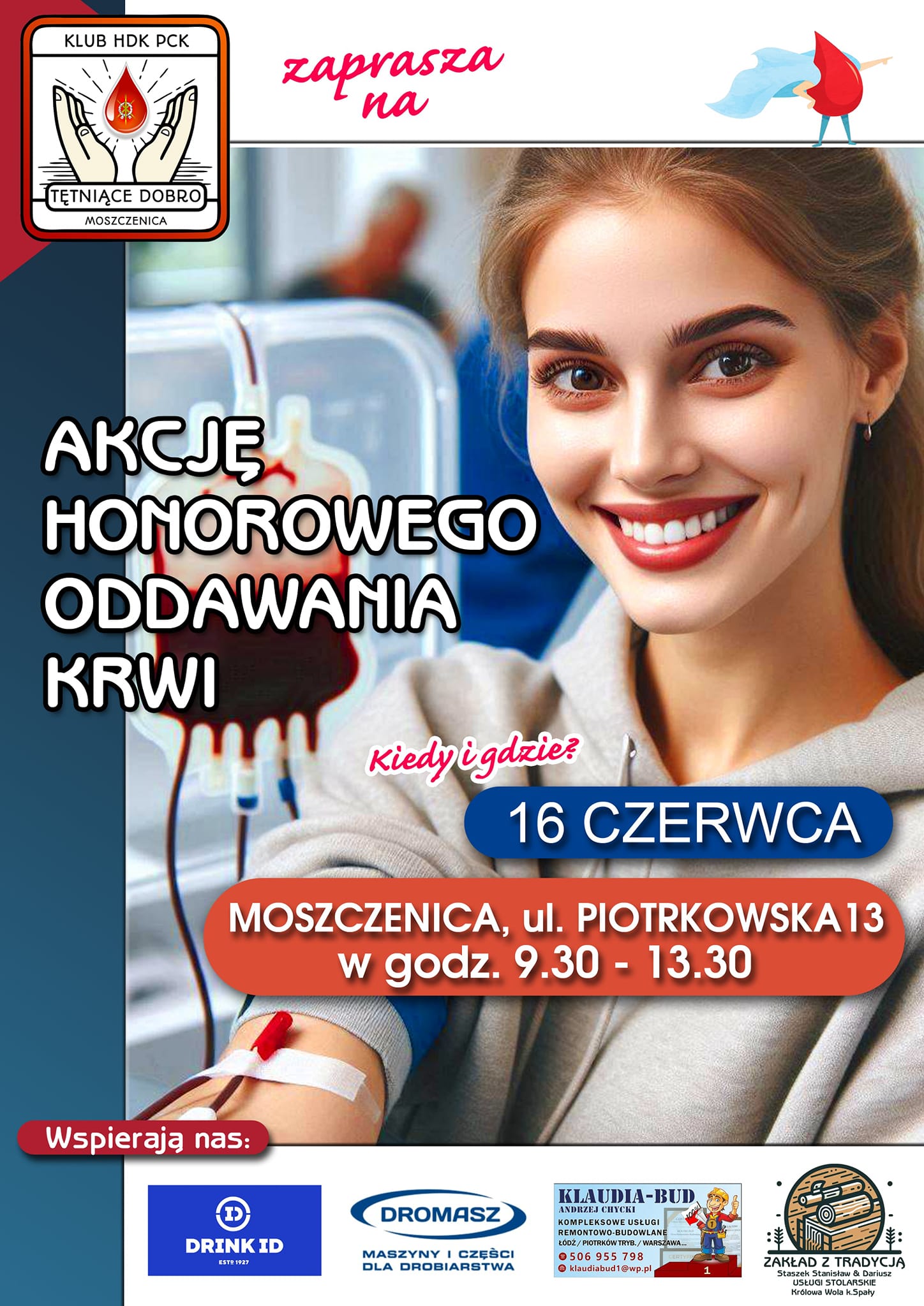 Klub HDK zaprasza na kolejną akcję krwiodawstwa