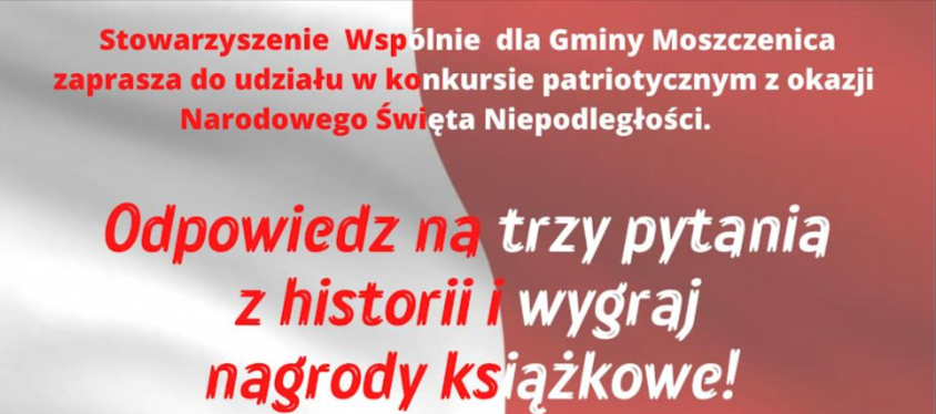 Konkurs patriotyczny dla dzieci i młodzieży z Gminy Moszczenica