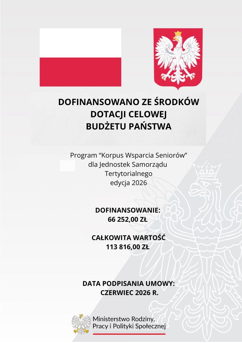 ''Korpus Wsparcia Seniorów'' 