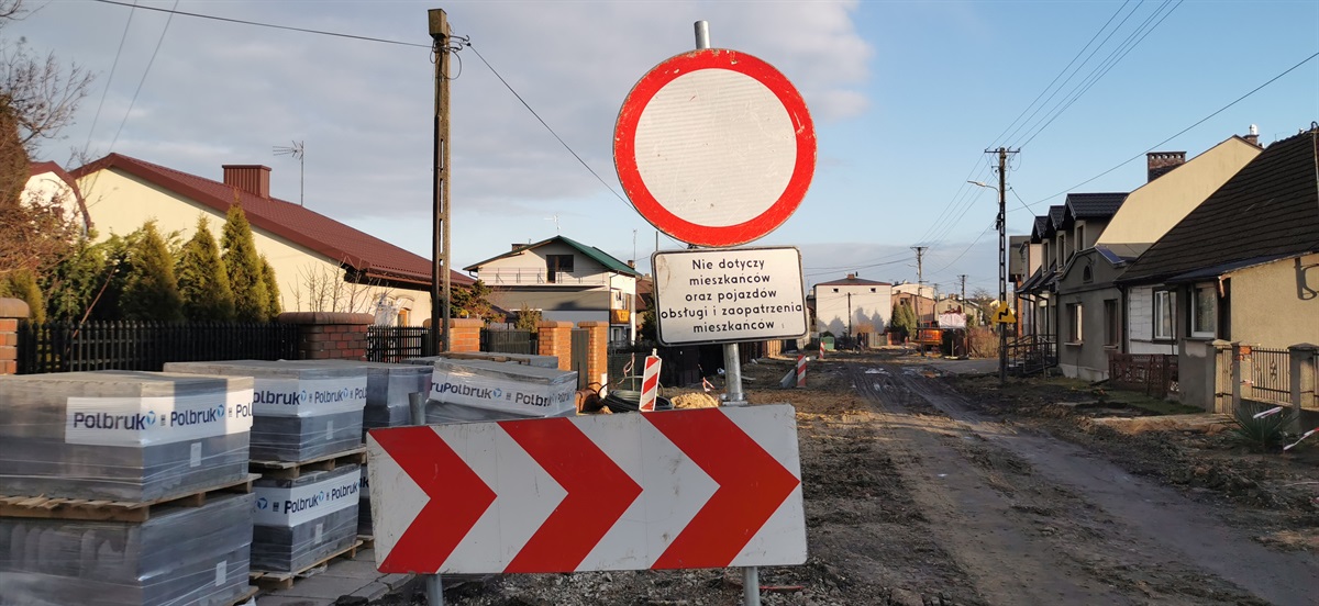 Trwa remont ul. Gazomskiej