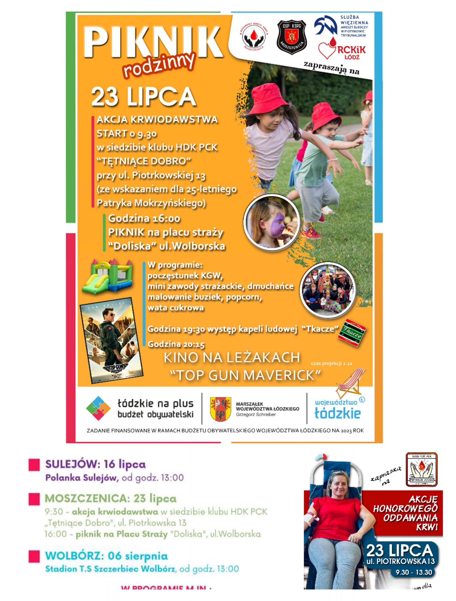 Zapraszamy na piknik rodzinny i akcję HDK