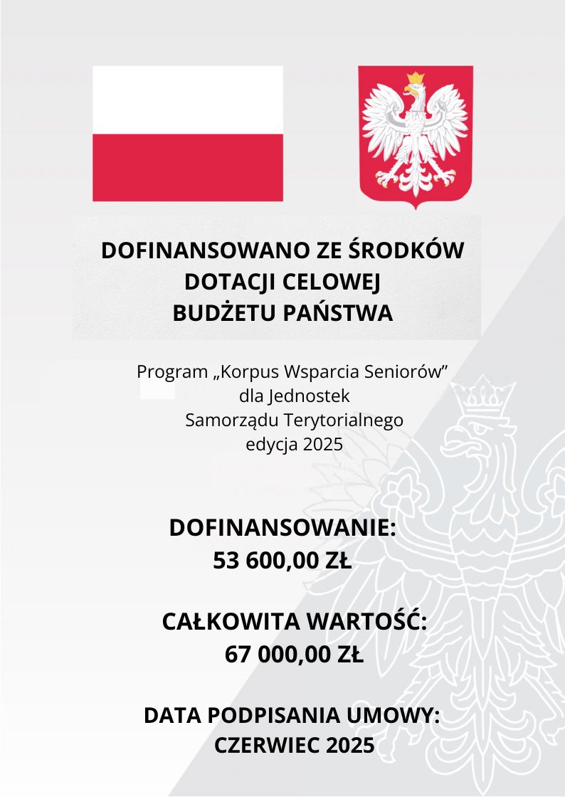 Dofinansowanie do wsparcia seniorów