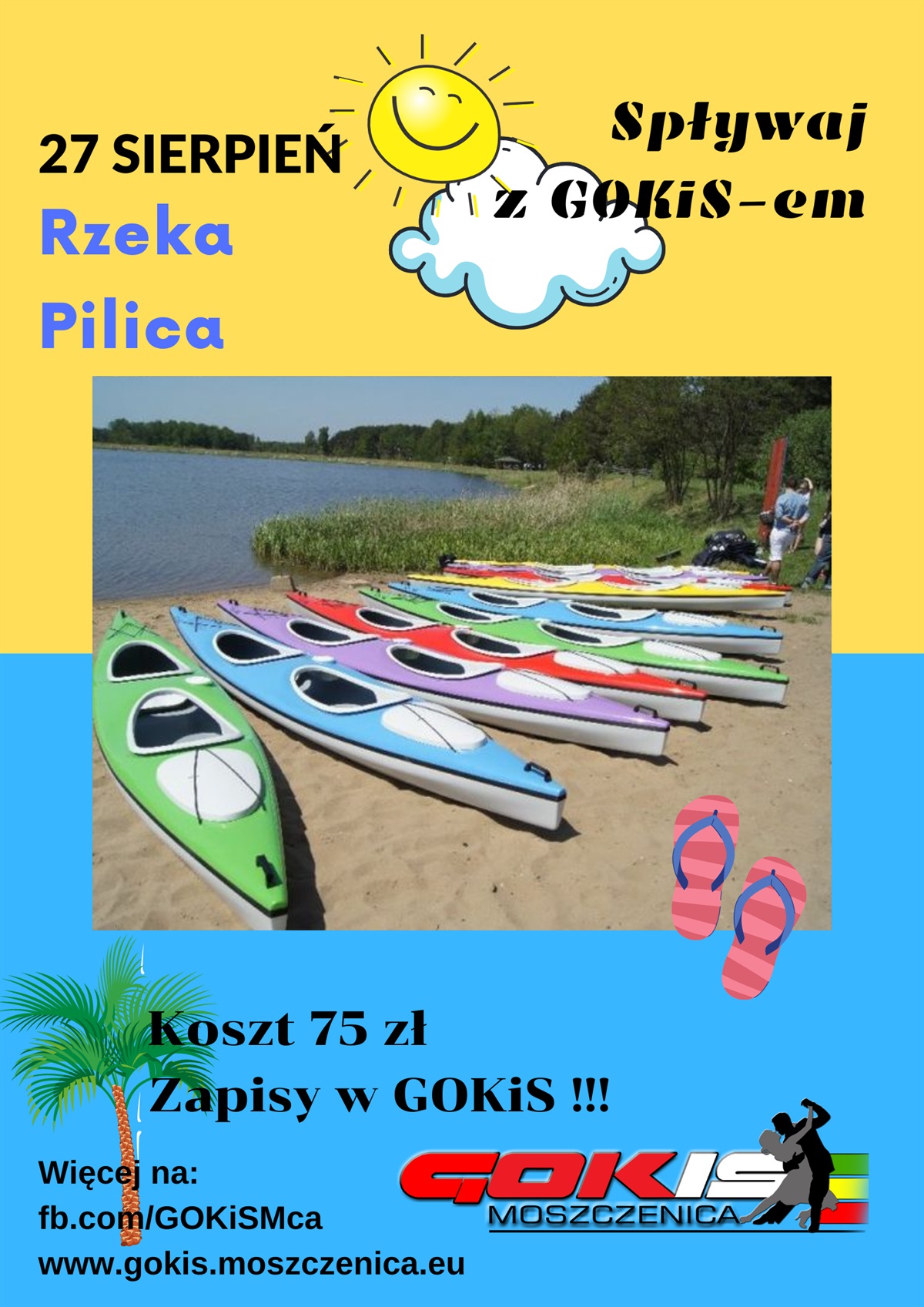 Spływ kajakowy GOKiS-em