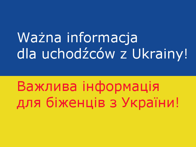 Apel do obywateli Ukrainy o zarejestrowanie swojego pobytu na terenie gminy Moszczenica