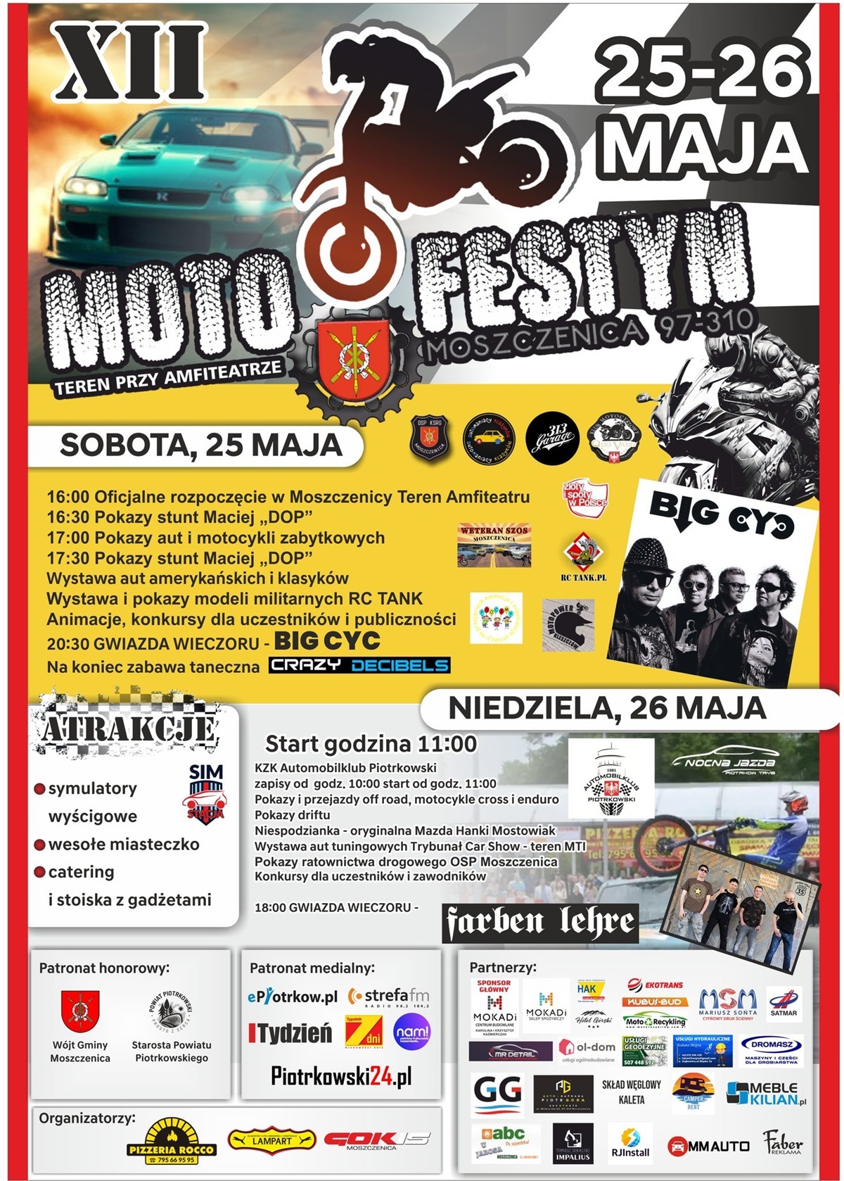 Zapraszamy na XII  MOTOFESTYN!