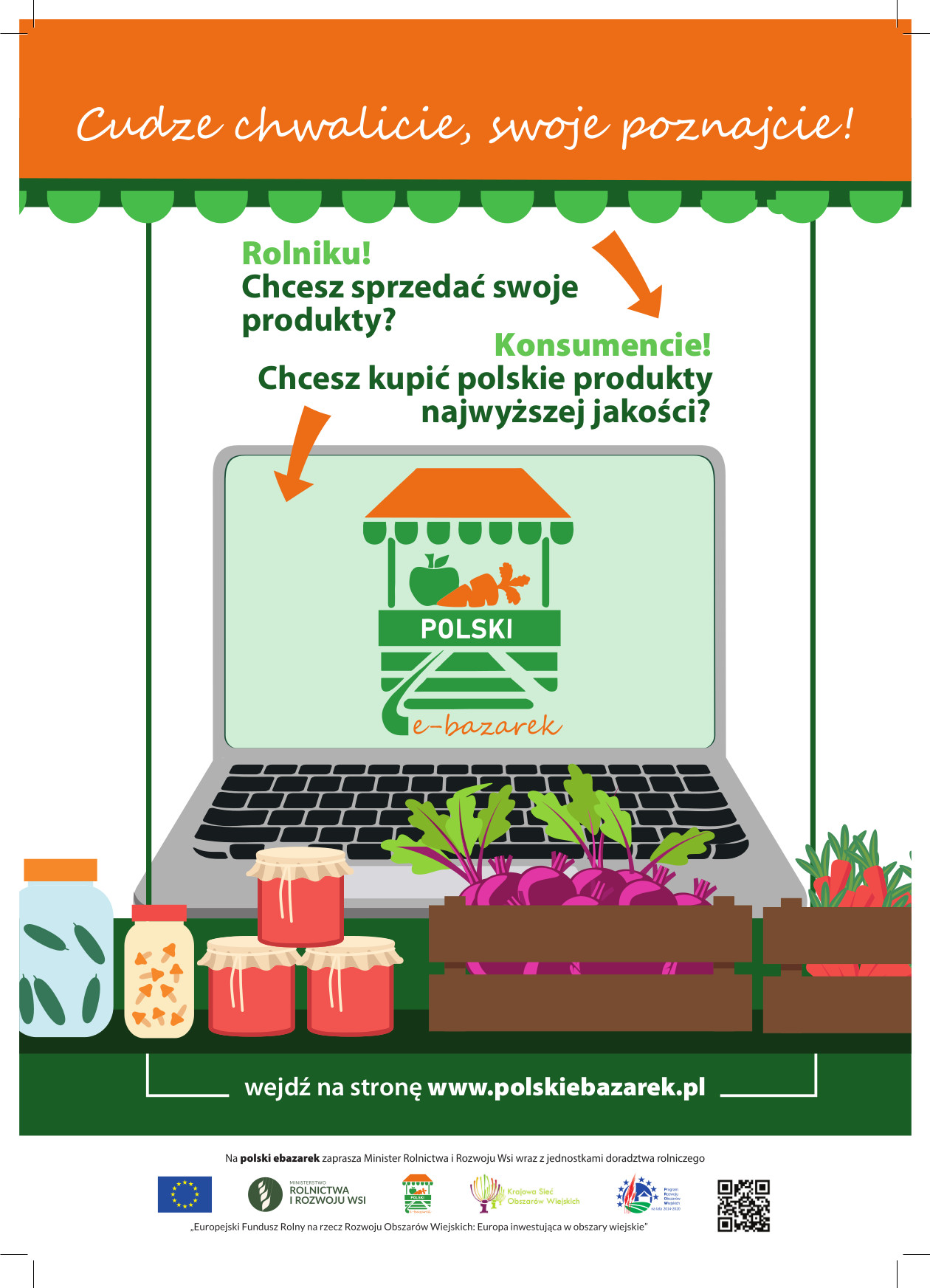 Ministerstwo Rolnictwa i Rozwoju Wsi promuje polskiebazarek.pl