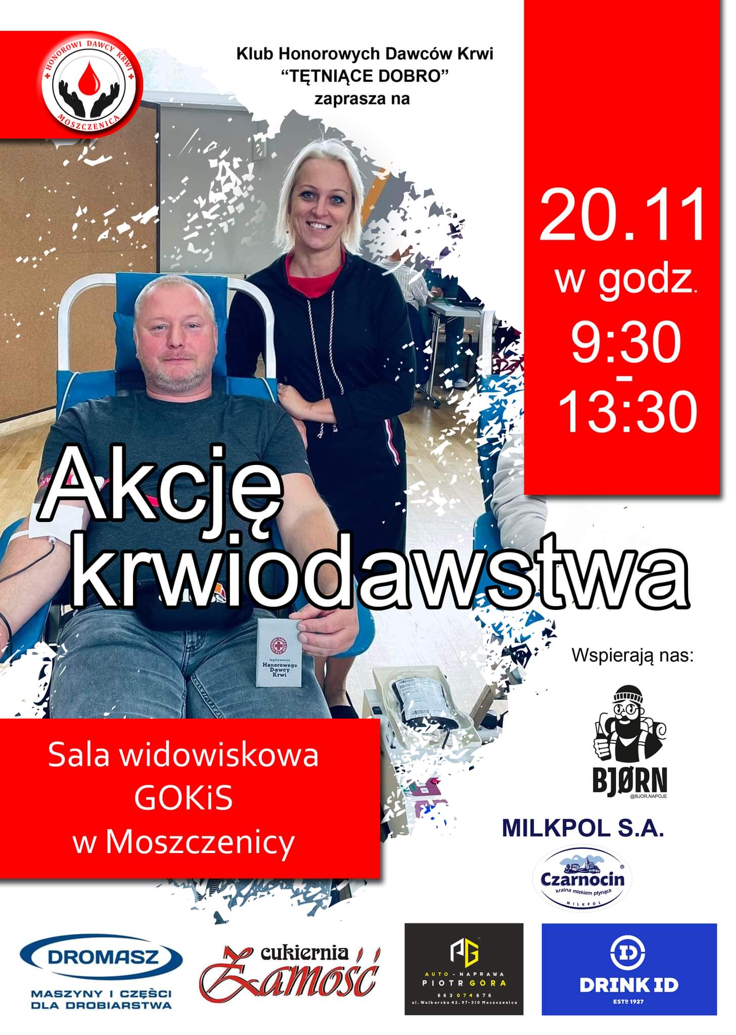 Krwiodawcy zapraszają na akcję