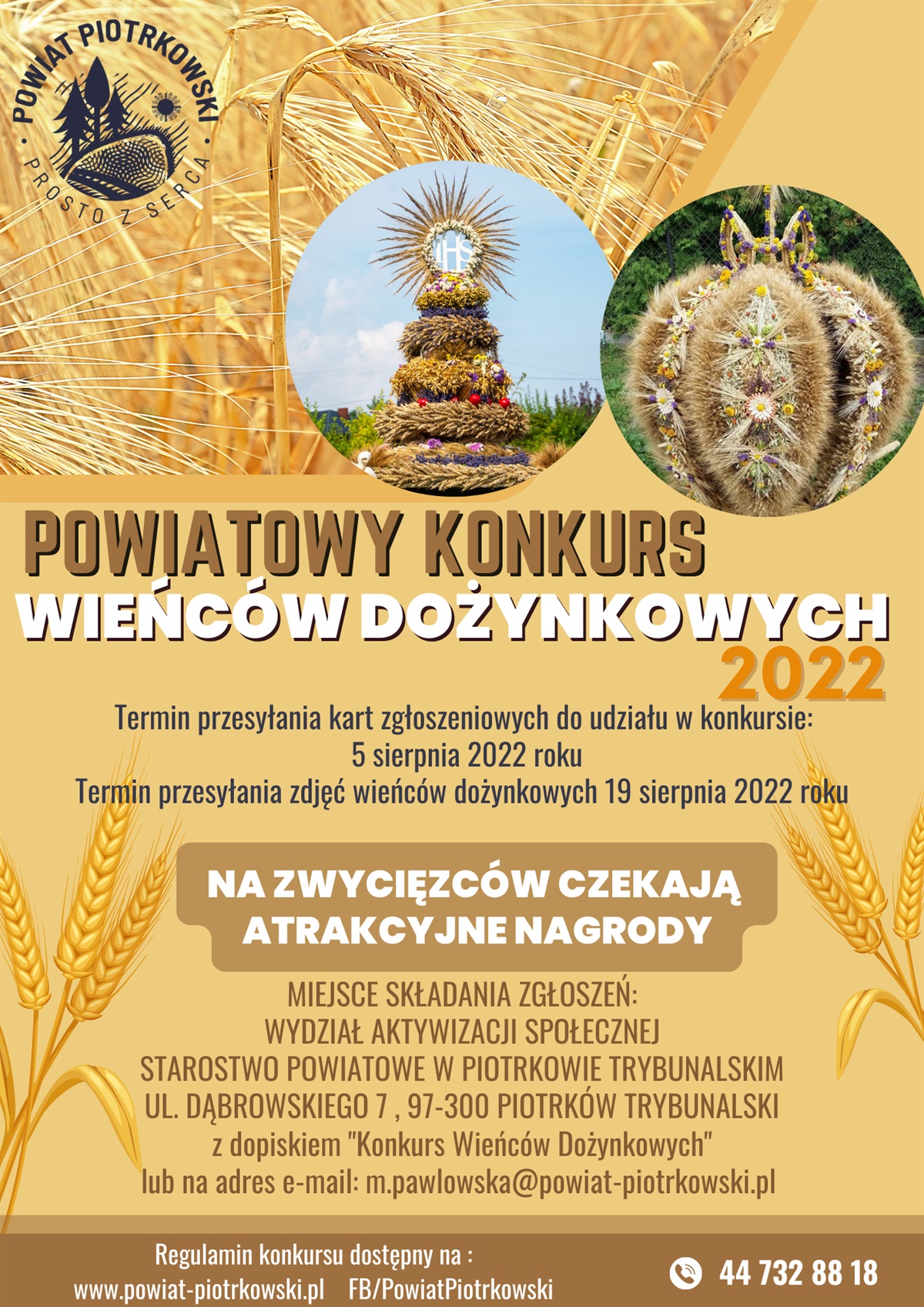 Powiatowy konkurs wieńców dożynkowych 2022