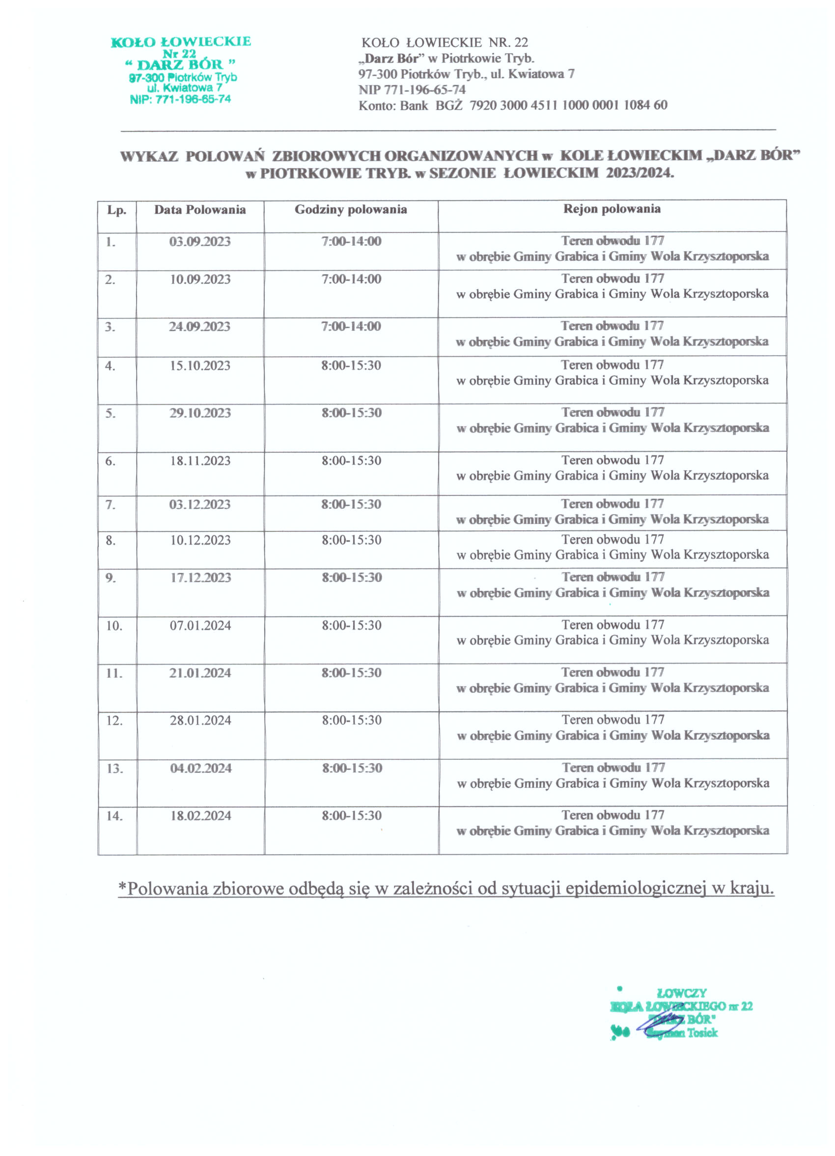 Darz Bór sezon 2023/2024