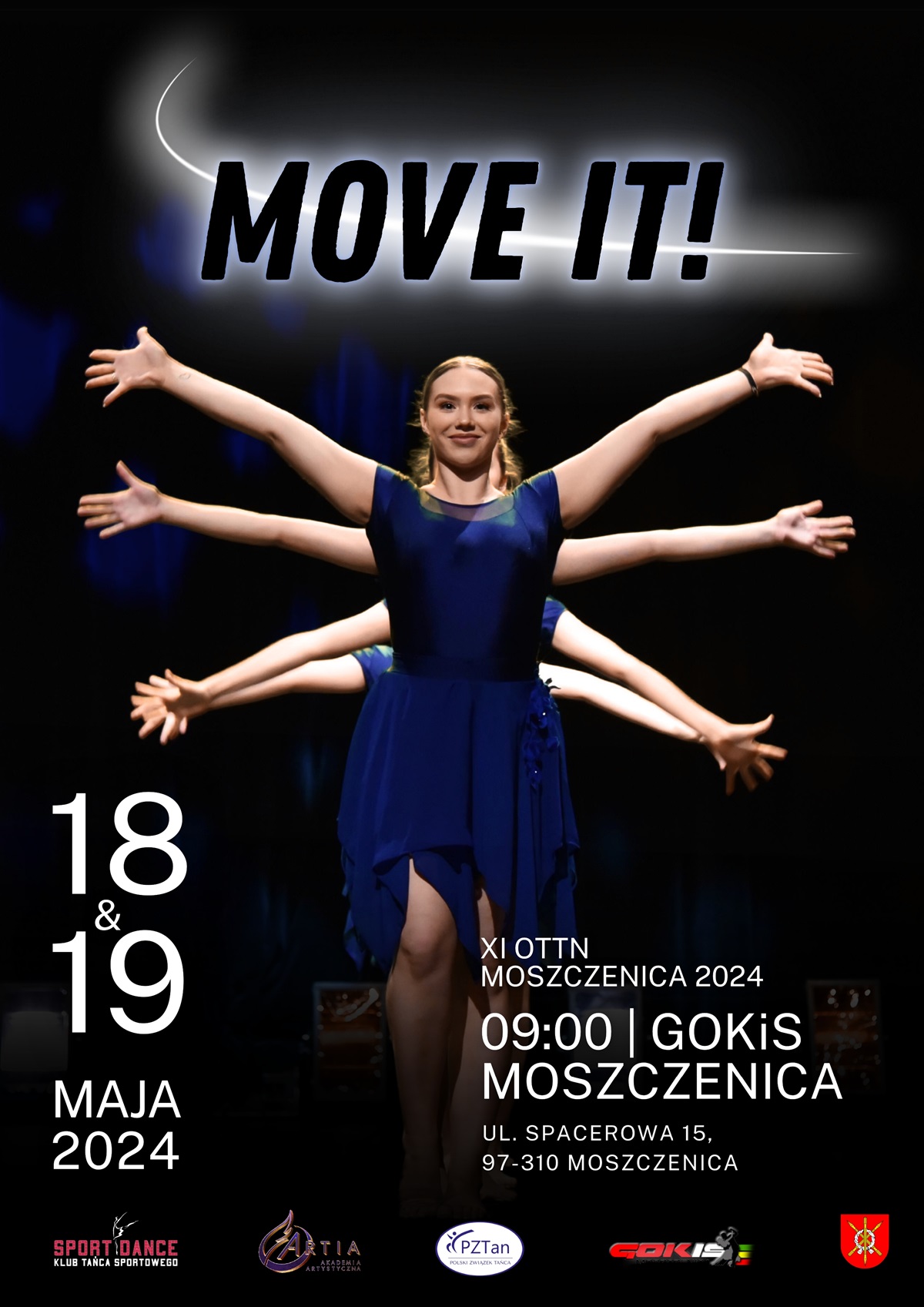 XI Ogólnopolski Turniej Tańca Nowoczesnego MOVE IT Moszczenica 2024