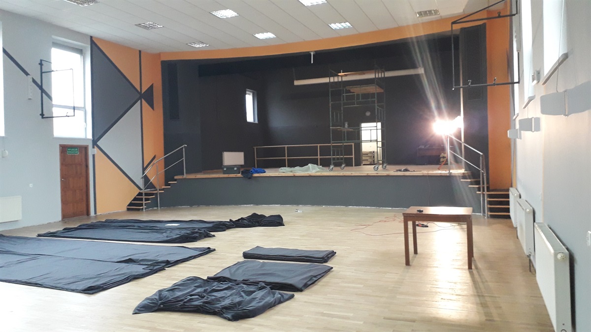 Prace remontowe w GOKiS na ukończeniu