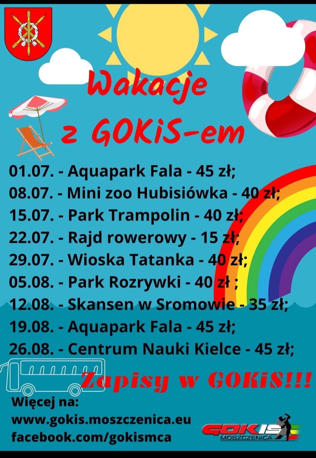 Wakacje z GOKiS-em czas - start!!