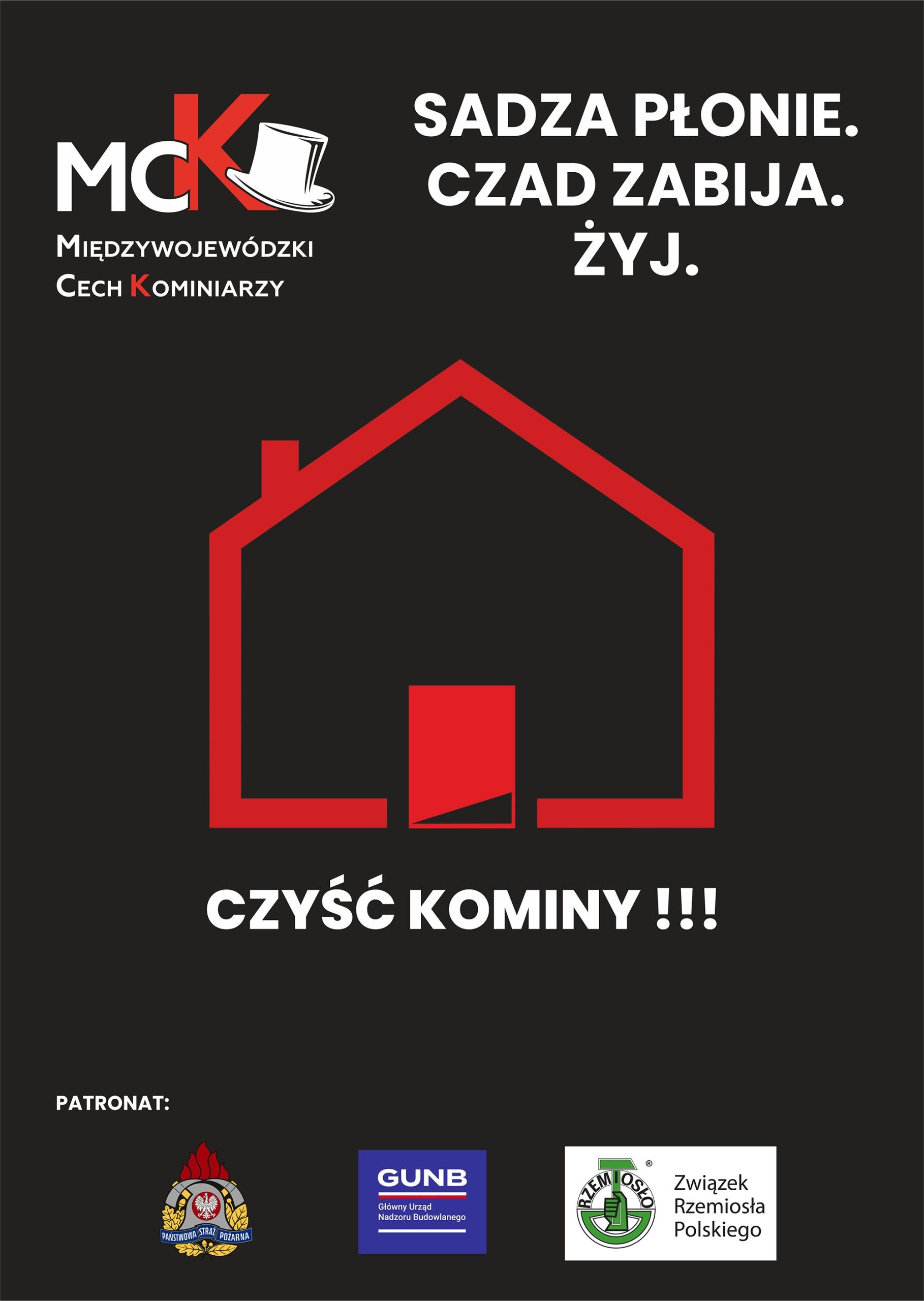 Sadza płonie. Czad zabija. Żyj! – zadbaj o bezpieczeństwo swojego domu