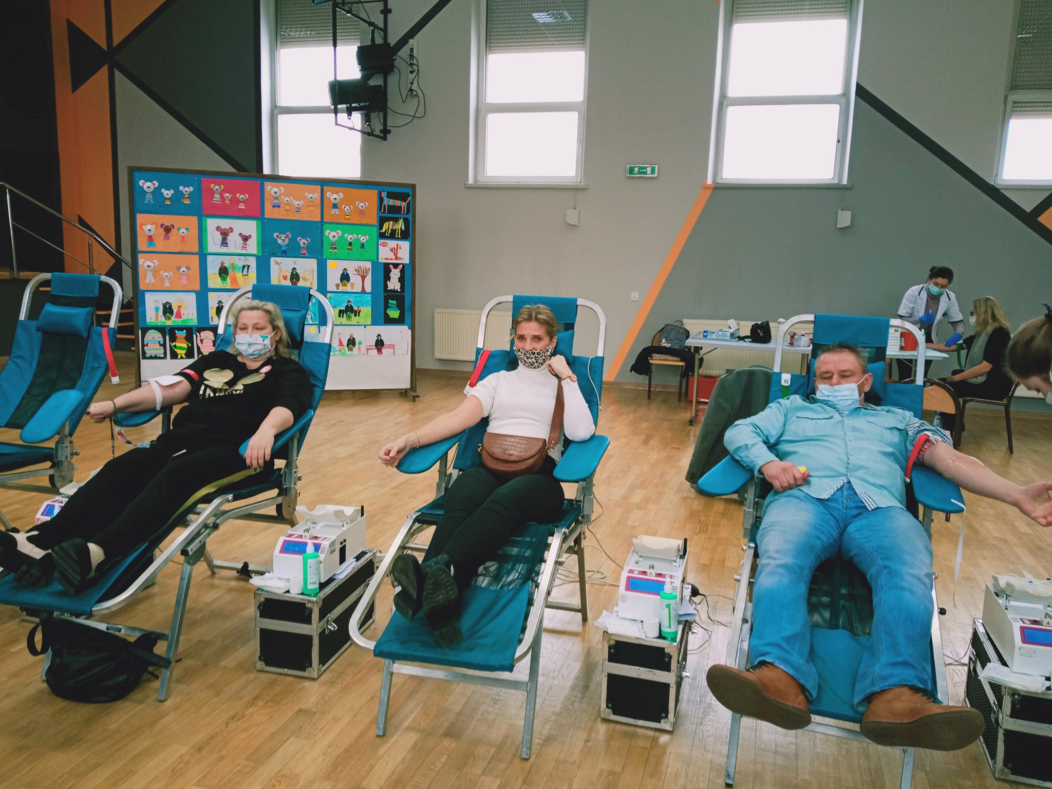 Oddali ponad 30 litrów krwi 