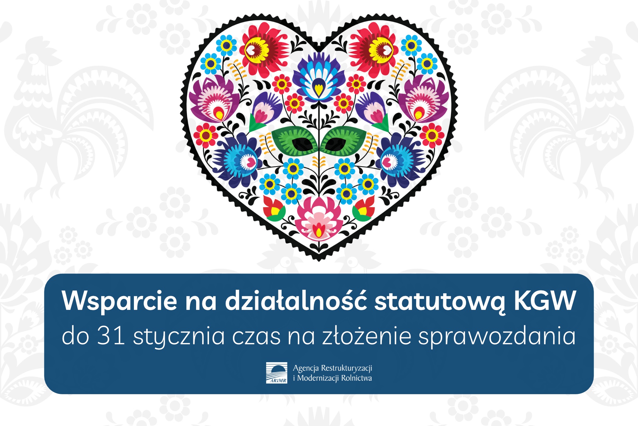 Wsparcie dla KGW: czas na złożenie sprawozdań do końca stycznia
