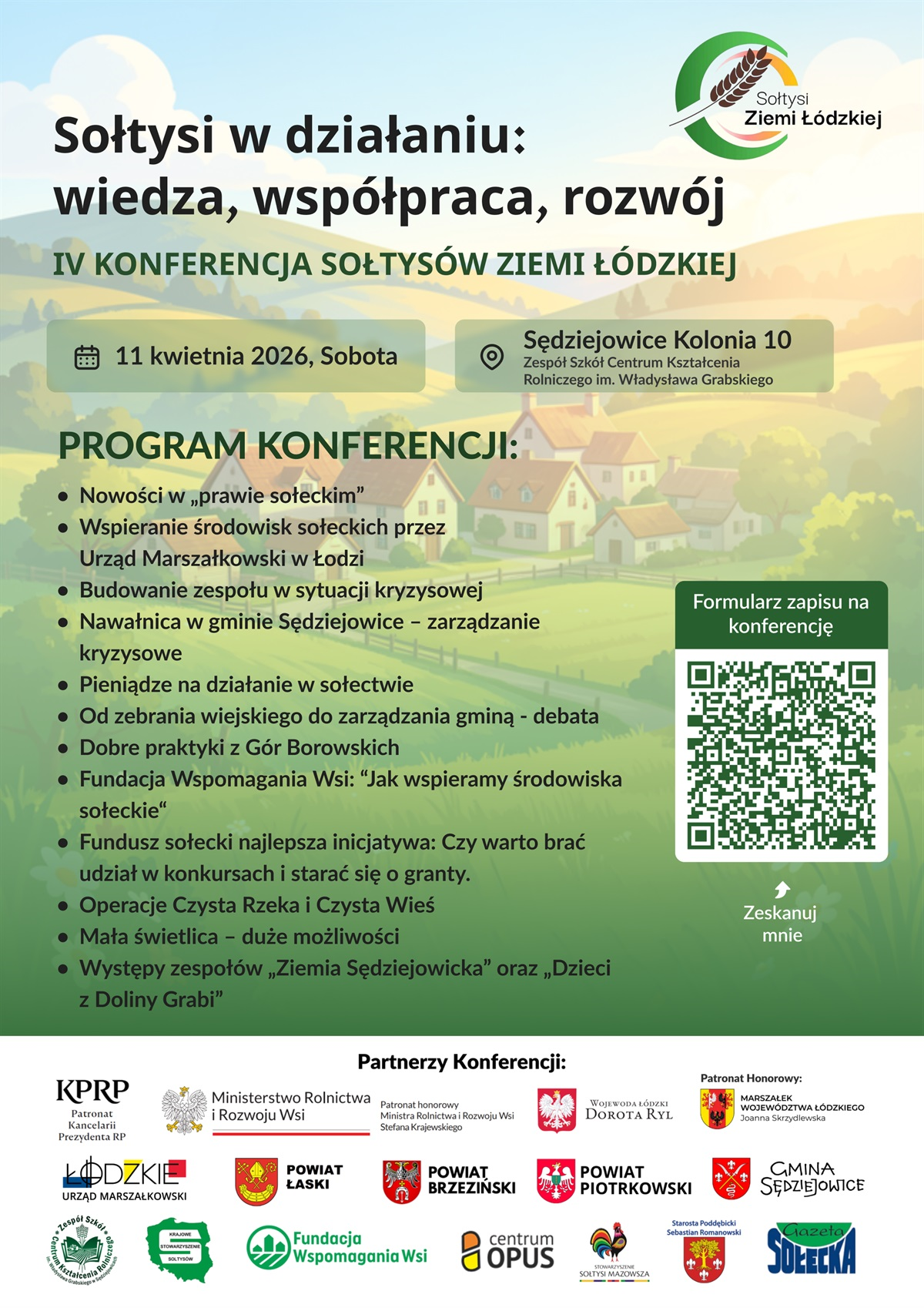 KONFERENCJĘ SOŁTYSÓW ZIEMI ŁÓDZKIEJ