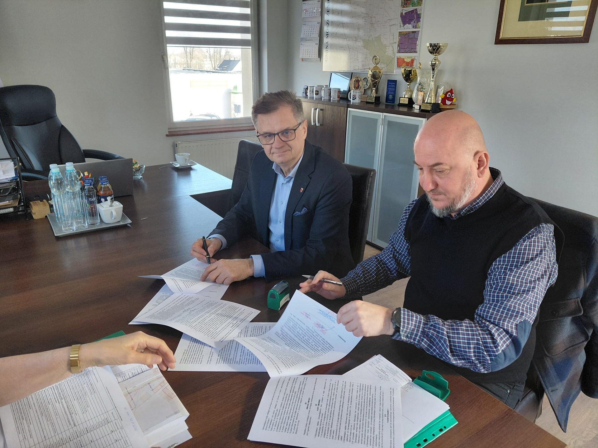 Podpisanie umowy na aktualizację dokumentacji dla rozbudowy SUW w Babach