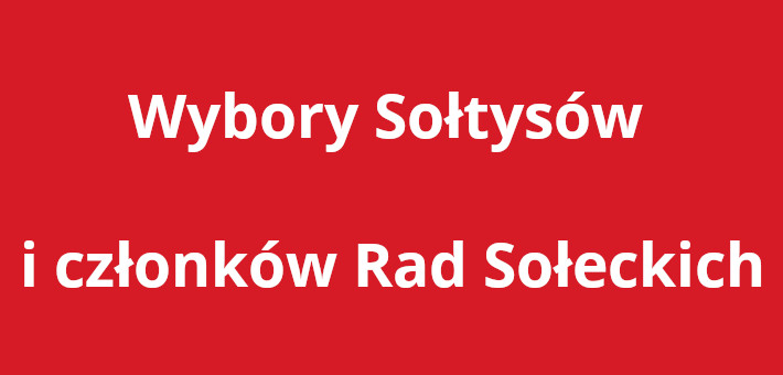 Wybory Sołtysów i członków Rad Sołeckich