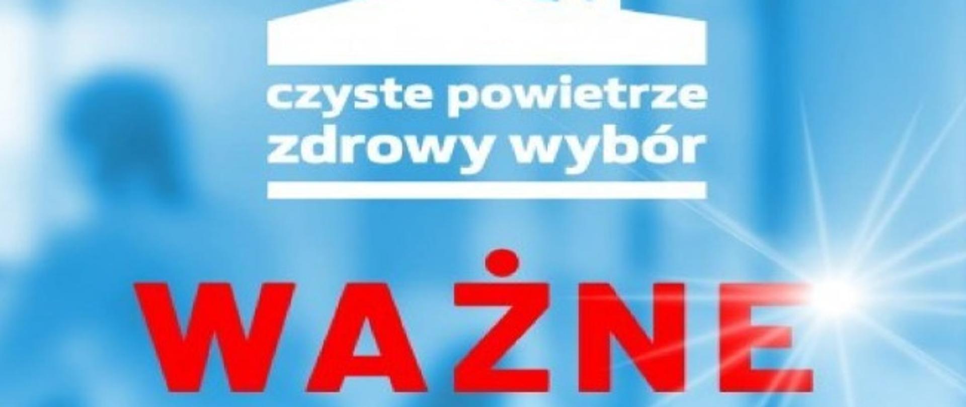 WAŻNE! Gmina nie współpracuje z osobami oferującymi "pomoc" przy programie Czyste Powietrze