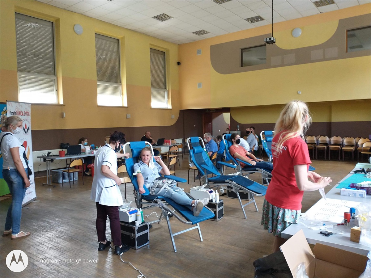 Zbiórka krwi w Moszczenicy