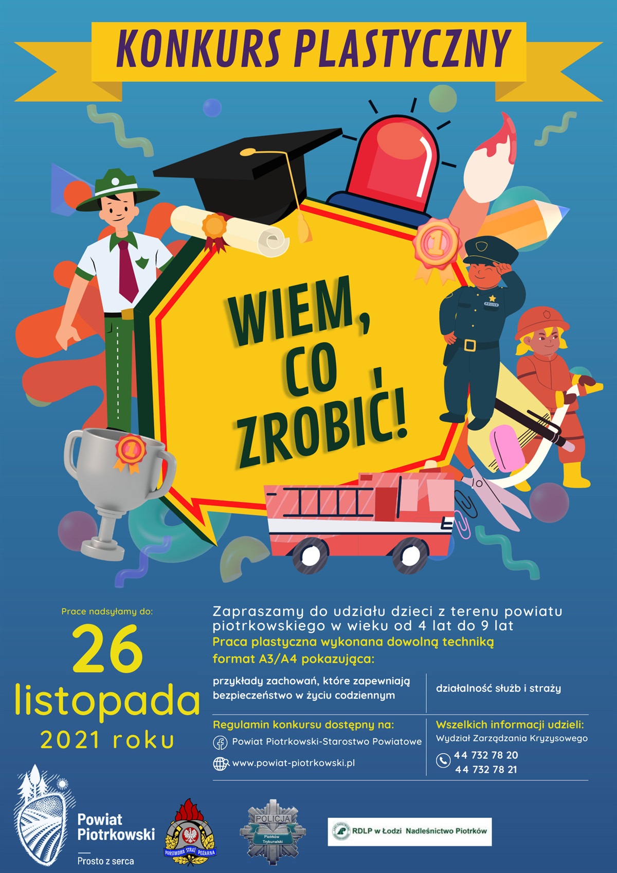 Wiem co robić! - konkurs plastyczny dla dzieci