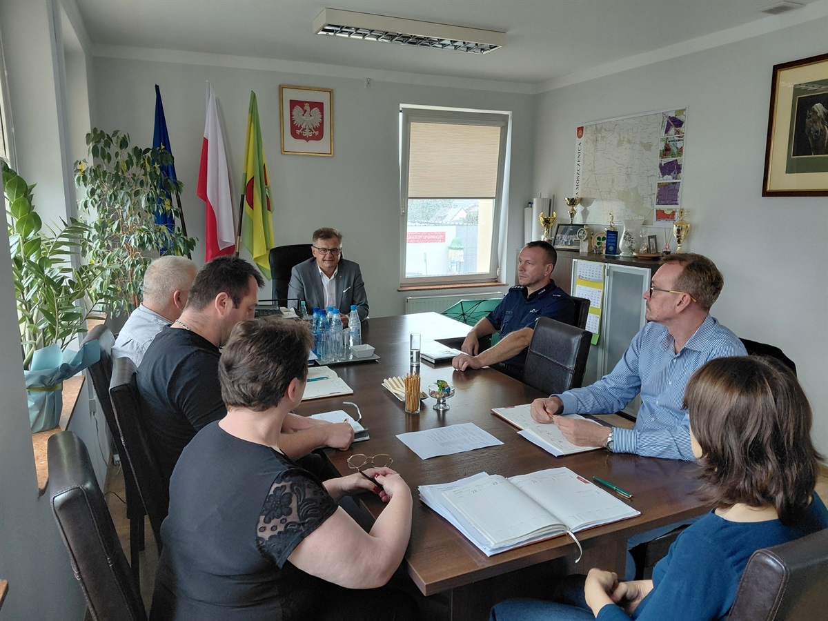 Posiedzenie Gminnego Zespołu Zarządzania Kryzysowego